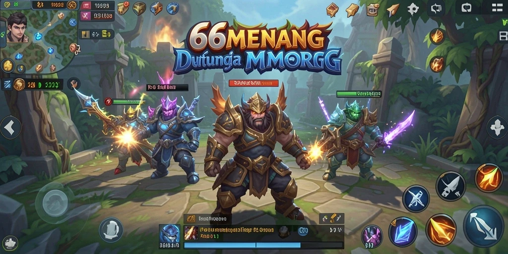 Tampilan gameplay seru dalam 66MENANG yang memikat.