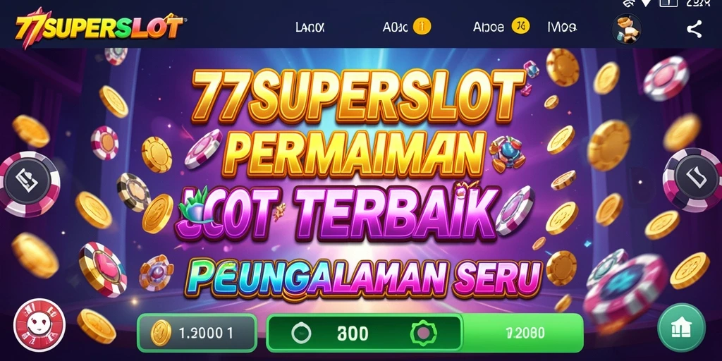 Tampilan gameplay Slot yang seru dan menarik di 77SUPERSLOT.