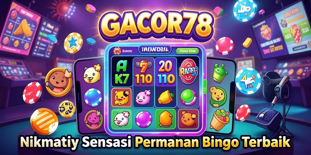 Screenshot gameplay Bingo GACOR78 yang seru dan interaktif.