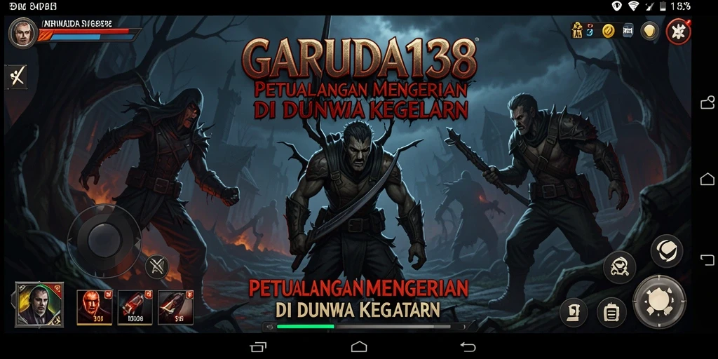 Tangkapan layar gameplay GARUDA138 yang menegangkan dan mencekam.