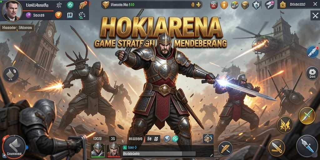 Tampilan utama gameplay HOKIARENA yang menarik dan penuh strategi.