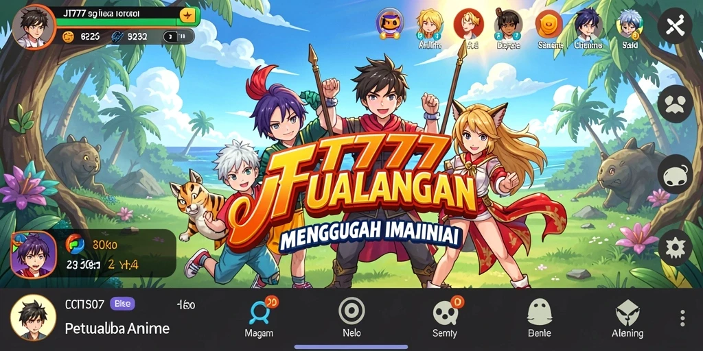Tampilan menarik dari gameplay JT777 yang menghidupkan dunia Anime.