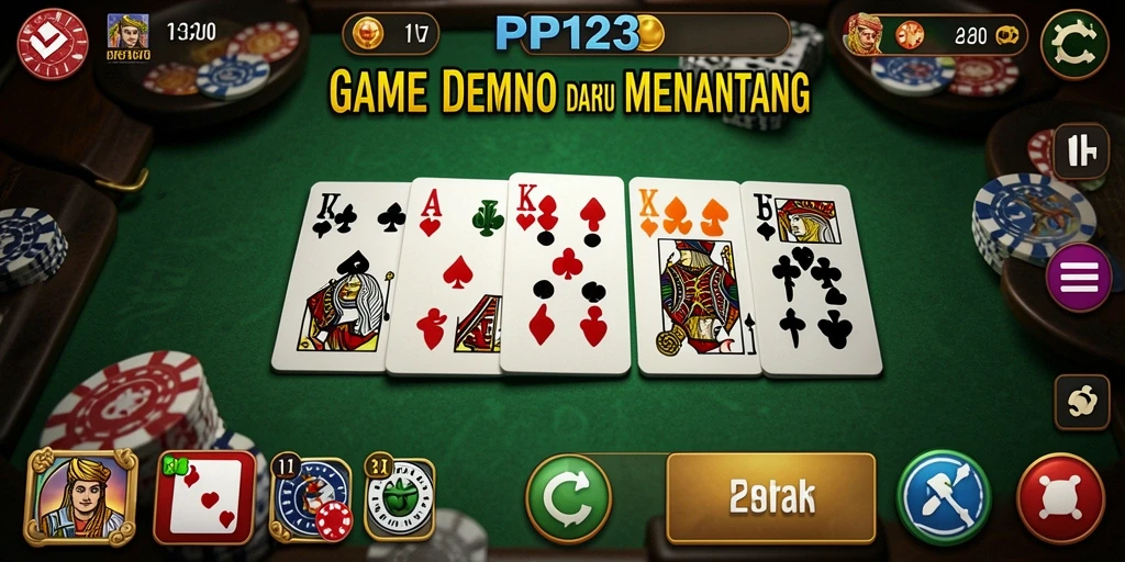 Tampilan gameplay seru dan interaktif dari PP123.