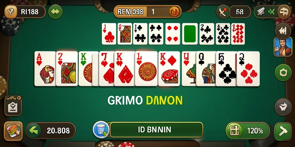 Tampilan gameplay menarik di RI188 dengan aksi Domino yang seru.