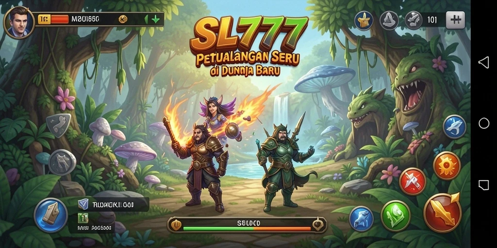 Tampilan gameplay yang memukau dan penuh petualangan.